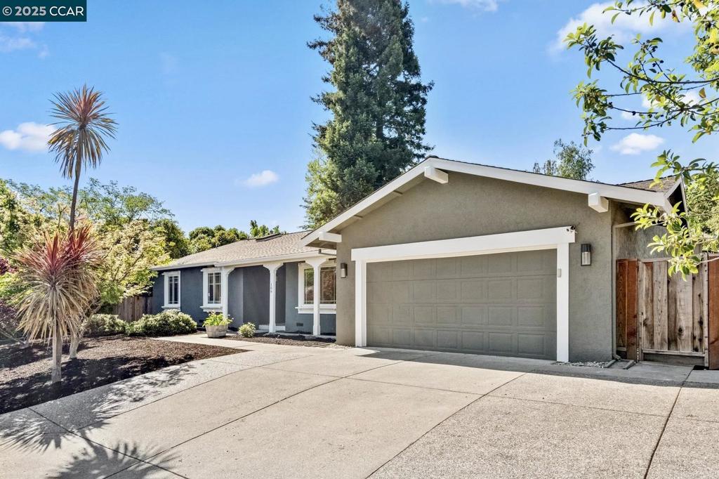 Welcome to this beautifully updated and expanded single-story home in the highly desirable Greenbrook neighborhood. On an expansive 10,005 sq. ft. flat lot, this home offers an open and inviting floor plan with 2,314 sq. ft. of living space. The heart of the home is the stunning, updated eat-in kitchen. The oversized living room, family room, and dining room provide ample space to gather and relax. Refinished original hardwood floors, updated bathrooms and a spacious laundry room. Natural light floods the home through dual-pane windows, multiple skylights, and 3 sliding glass doors leading to the backyard, all enhanced by fresh interior paint and recessed lighting. The result is a bright, airy atmosphere that feels open and welcoming. With 4 bedrooms and 2.5 bathrooms, this home is a perfect blend of comfort and function. As a resident of Greenbrook, you’ll enjoy access to an exclusive HOA with resort-style amenities including a swimming pool, tennis and volleyball courts, a clubhouse, and playground. But Greenbrook offers more than just amenities—it’s a vibrant, close-knit community where neighbors become lifelong friends. Just minutes from top-rated schools, parks, downtown Danville, restaurants, and hiking trails. Welcome Home to Greenbrook—Where lifestyle and location meet.