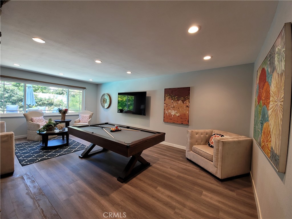 Elegant Single-Story Pool Home in Portola Park! Welcome this beautifully maintained single-story residence nestled in the tranquil Portola Park neighborhood of Santa Ana. This 5-bedroom, 2-bathroom home spans 2,145 square feet and sits on a 7,242-square-foot lot, offering a perfect blend of comfort and style.
Key Features:
Spacious Living: Enjoy a bright and open floor plan with large rooms and ample closet space.
Modern Amenities: The home features newer windows, plantation shutters, and dual fireplaces, creating a cozy and energy-efficient environment.
Gourmet Kitchen: A newly remodeled and well-appointed kitchen ideal for culinary enthusiasts. Big island opens to dining room is perfect for gathering!
Outdoor Oasis: Step outside to a private backyard retreat complete with a sparkling pool and spa, lush hibiscus plants, a lime tree, and a new aluma wood fence.
Prime Location: Situated within the award-winning Tustin Unified School District with the top score high school and offering easy access to the 22 and 5 Freeways, as well as nearby shopping and dining options.
This home is perfect for those seeking a comfortable and stylish living space in a desirable neighborhood. Don't miss the opportunity to make this exceptional property your new home.