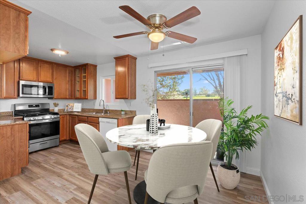Seller will entertain offers in the range of $399,000 to $425,000. Enjoy beautiful views of the lake and rolling hills of Lakeshore Villas from this spacious 2 bed-2 bath condo. Relax on the peaceful patio to the soothing sound of the lake fountain, or step outside to explore the wonderful trails of this friendly neighborhood. Partially remodeled in 2025, this very cute condo features brand new luxury vinyl floors throughout, a new furnace, and fresh interior paint. Beautiful neighborhood and location, just 7 miles from the ocean. Don't miss an opportunity to own one of the best location in the complex!