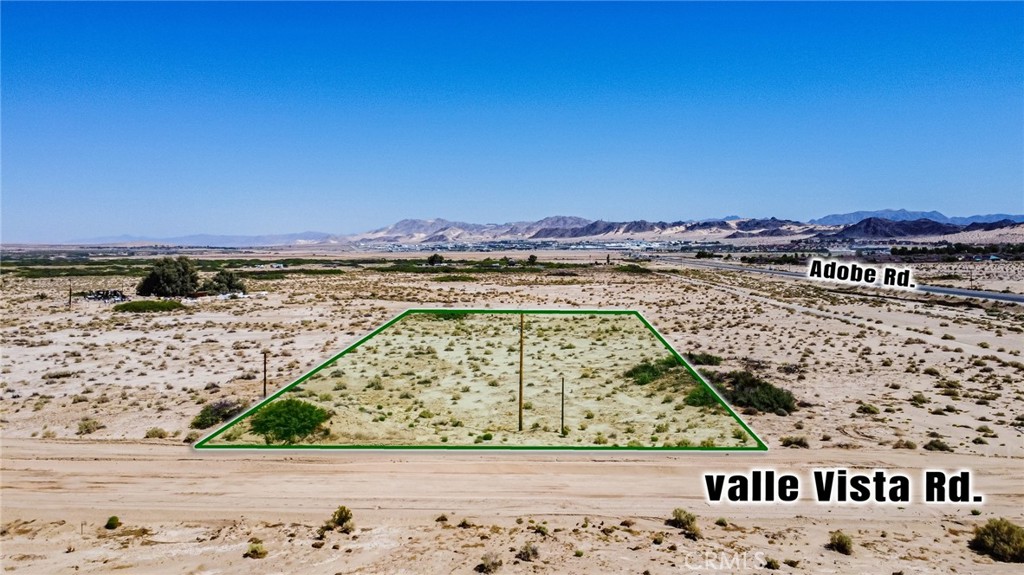 Discover this beautiful, centrally located parcel (APN: 0620-281-19-0000) in the vibrant city of 29 Palms, perfectly positioned less than half a mile from the 29 Palms DMV and steps from the entrance to the Marine Corps station. Situated near the intersection of Valle Vista Road and Adobe Road (one of the city’s main thoroughfares), this property offers exceptional visibility and convenient access to local amenities.
Within city limits, this prime lot provides an ideal setting for your next investment or development project. You’ll be just minutes from shops, restaurants, schools, and community services, all while enjoying the natural beauty and desert charm that makes 29 Palms a sought-after destination.
Whether you’re looking to build, invest, or hold for future appreciation, this is a rare opportunity to own a well-located parcel in a growing desert community.