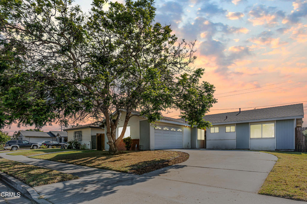 Welcome to this well single family Residence ideally located just minutes from Oxnard College! This 3-bedroom, 2-bath home is perfect for a family looking to settle into a comfortable and convenient neighborhood.Inside, the home offers a spacious kitchen featuring a dual basin sink, dishwasher, kitchen island, and a small pantry space, perfect for cooking and gathering. The large dining area provides plenty of room for family meals and entertaining.The neutral-tone living room is bright and welcoming, with natural light streaming in from a sliding glass door that opens to the backyard. A cozy fireplace adds warmth and charm to the space, making it perfect for relaxing evenings at home.The home includes two carpeted, spacious bedrooms with ample closet space, plus a large master suite with its own private bathroom, ideal for privacy and comfort.Outside, enjoy an ample yard that offers great potential for play, gardening, or outdoor entertaining.Whether you're looking to raise a family or invest in a solid property in a high-demand area, this home offers location, value, and space, all at a great price!