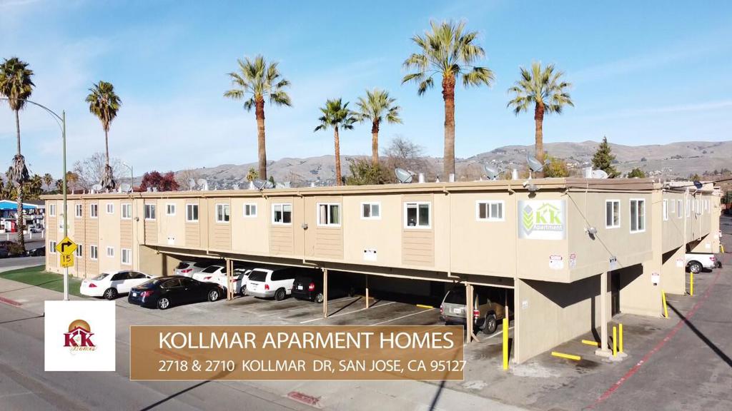 This multi-family home is located at 2710-2718 Kollmar Dr San Jose CA and in ZIP code 95127. The 42 Multifamily unit investment comprised of 41 all 2 bedroom, 1 bath, 600 square feet and 1 Studio, 300 square feet. Owners have spent over $300,000 on repairs work, roofing, landscaping, floorings, plumbing, and renovations. This property is located just minutes from major freeways (I-680,280, 101,87,& 85), Shopping Mall, Transportation/light Rail, Bart, College & University, and downtown San Jose of which is in the middle of a revitalized downtown area and complete restaurants, shops & movie theater and work in progress Light Rail! Property has great potential for any commuters, etc. This is an ideal opportunity for an owner/user or an investor to purchase a well-located apartment property with income upside realized through unit renovation and allowable rent increases.