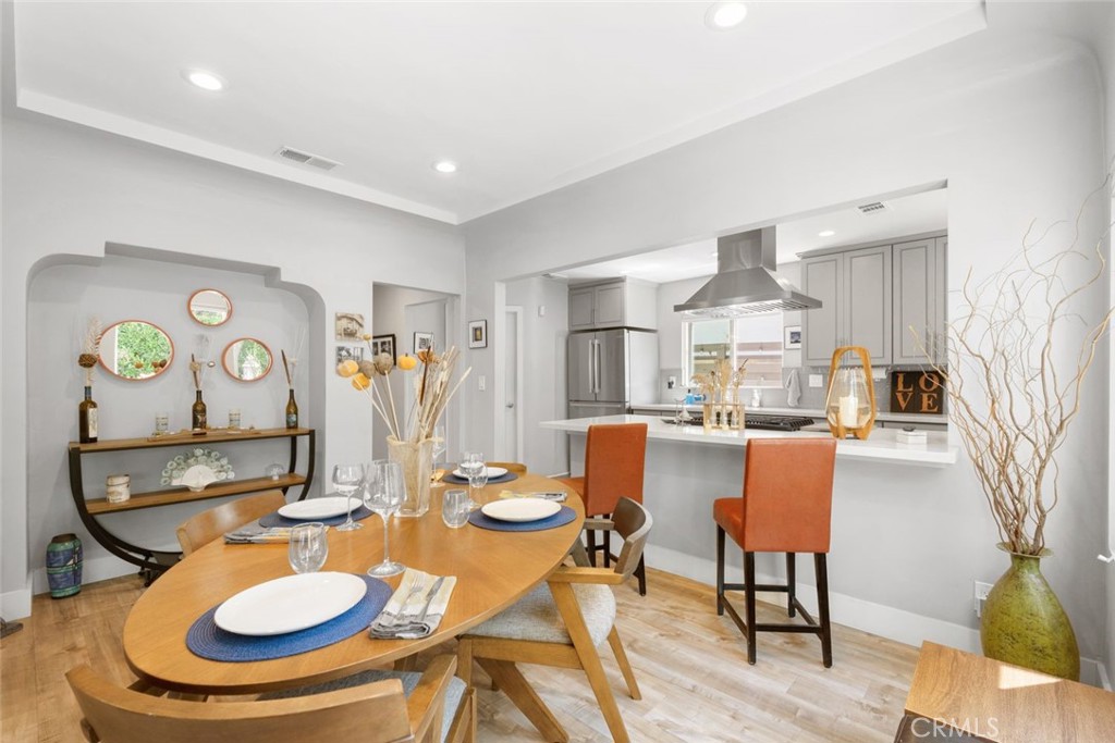 Spanish Charmer Meets Modern Oasis – Tucked in Mid-City’s Sweet Spot
Welcome to your reimagined Spanish sanctuary on a tree-lined street in the heart of Mid-City. With easy access to Culver City, the New Cumulus District, West Adams, Pico-Robertson, DTLA, West Hollywood, and LAX, you’re positioned right in the center of it all—without the chaos. Plus, the upcoming Ballona Creek bike path will have you riding to the beach or Culver City car-free, and you’re just over a mile from two major Metro stops: La Cienega/Jefferson and Expo/La Brea.
Inside, the open floor plan is made for real living—whether you're hosting a dinner party or binge-watching in sweats. The updated kitchen features sleek new appliances, and the entire home has been upgraded with energy efficiency in mind: brand new HVAC, attic insulation, LED lighting, ceiling fans, a Nest thermostat, and solar panels that keep your electric bill lower than your morning coffee habit.
A cozy ethanol fireplace warms up the living room in winter and adds a touch of ambiance year-round. And speaking of cozy—every window is dressed with custom top-down blinds for privacy without losing that California light.
Step outside to your own private retreat. A new deck, fencing, and thoughtful landscaping (hello, majestic olive tree and bougainvillea wall) make the backyard feel like a boutique resort. With smart irrigation and accent lighting, it’s ideal for morning coffee, evening wine, or simply unwinding under the sun sails and gazebo.
The primary suite delivers big on comfort with custom closets, a soaking tub, dual sinks, and a walk-in shower. And then there's the garage: currently functioning as a 1-car garage plus bonus hangout/workshop, it also includes a huge 8'x21' storage room. Want an ADU? You’ve got the space—and the additional drive way with an electric gate, controlled by remote or app, makes access a breeze.
Bonus Upgrades Include:
Solar + new electrical panel (2019)
HVAC & attic insulation (2019)
Windows, water heater, & electric gate (2017)
New roof (2022)
Rain gutters (2020)
This one checks all the boxes: style, upgrades, privacy, location, and space to grow into. Don’t miss your chance to own a piece of L.A. that feels like you.