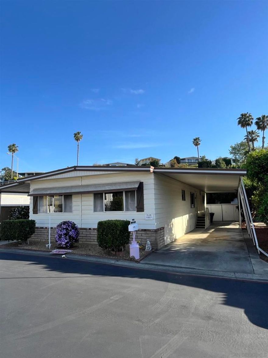 LAND OWNED opportunity with low HOA. #145...This wonderfully well maintained 1972 Citation model. Two room and two bathrooms, with an extensive California room. Has the coolest dining area, like a Perisian Coffee Shop. Very spacaious 1440 square feet. Lots of potential to put your personal touches on this home. Madrid Manor is a sought after 55+ Senior community with activities and ameneties to keep you busy.