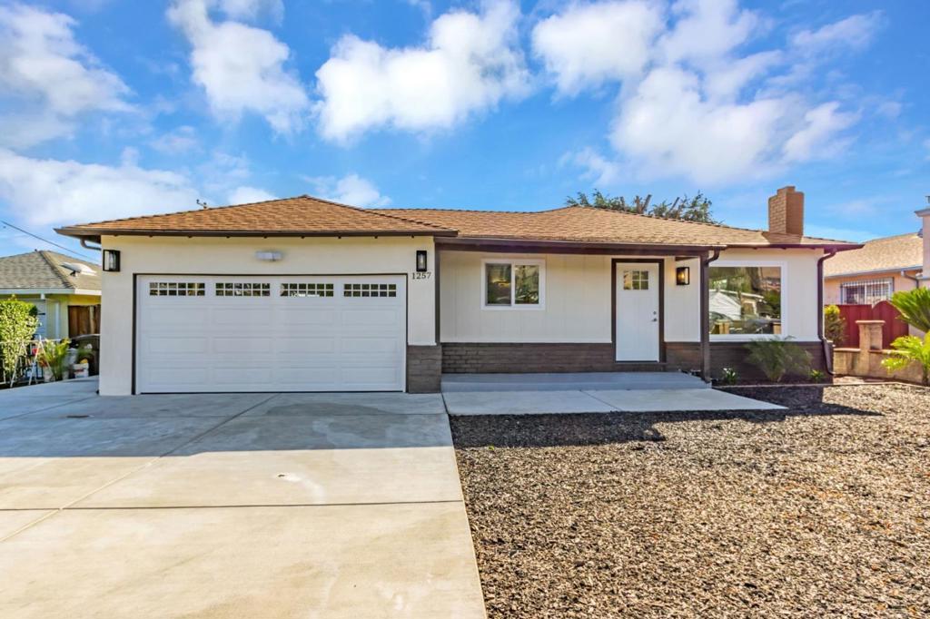 Beautifully Upgraded Home in a Prime San Jose Location! Step into this tastefully renovated home featuring luxury Pergo laminate flooring, a brand-new modern kitchen with stainless steel appliances, and stylishly upgraded bathrooms. The open floor plan offers seamless flow throughout, complemented by central heating and AC for year-round comfort. Enjoy fresh interior and exterior paint, adding to the homes move-in-ready appeal. Outside, the home shines with new concrete work in the driveway, front yard, side yard, and backyard all designed with a sleek, modern touch. Situated on a huge lot with incredible potential for an ADU (Accessory Dwelling Unit), this property offers both comfort and future value. Conveniently located within walking distance to shopping plazas, supermarkets, and restaurants, this home blends contemporary living with everyday convenience. Dont miss this rare opportunity in one of San Joses most desirable neighborhoods!