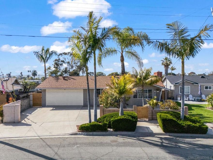 Welcome to 4182 Seri St—a charming, turnkey single-story home on a quiet street in the heart of Clairemont. With 4 bedrooms, 3 bathrooms, and 1,684 sq ft, this thoughtfully designed residence blends comfort and modern style.  Step inside to an open floor plan that connects the living, dining, and kitchen areas—ideal for entertaining or everyday living. The remodeled kitchen features shaker cabinetry, quartz countertops, and stainless steel appliances. A cozy living room with a classic stone fireplace and central A/C ensures comfort year-round.  Out back, enjoy a peaceful canyon setting, new turf, and space for relaxing, gardening, or dining al fresco. It’s the perfect low-maintenance retreat.  Tucked in a sought-after neighborhood, this home offers suburban tranquility with easy access to parks, shops, and all the best that San Diego has to offer.