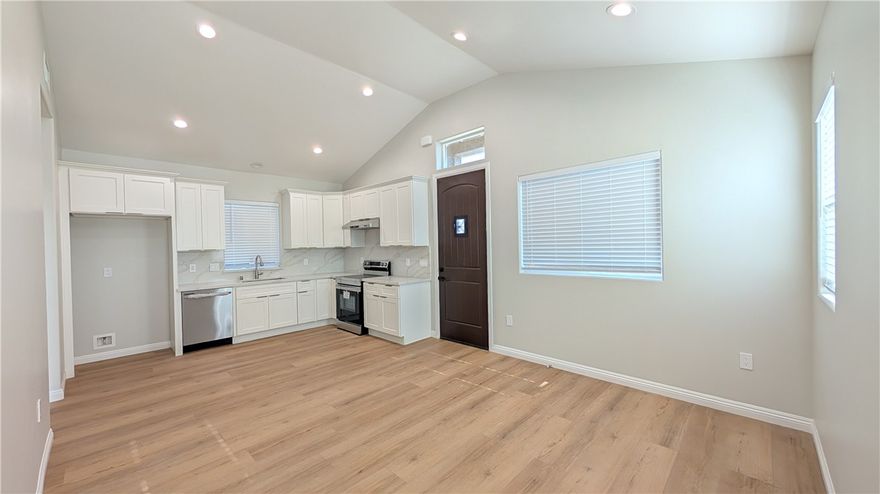 Live smart and stylish in this brand-new 3-bedroom, 2-bath ADU in San Dimas! Designed with an open floor plan and soaring ceilings in the kitchen and family room, this home feels bright and welcoming from the moment you step inside. The primary suite boasts a walk-in closet and a double-vanity master bath, while the sleek kitchen, in-unit laundry, and modern finishes throughout add everyday convenience. With solar panels and water service included, monthly utility costs stay pleasantly low. Close to shopping, dining, parks, and schools with easy freeway access. Tenant(s) may apply for an annual overnight street parking permit from the City of San Dimas. Be the first to make this amazing new home yours!