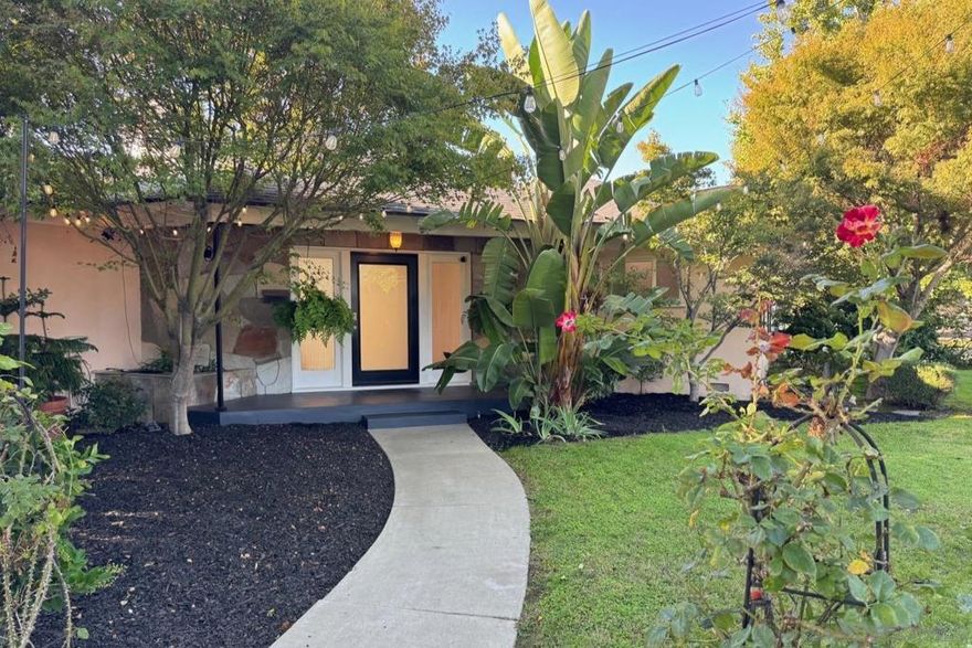 Discover exceptional value and timeless design in this custom 1950s Mid-Century home nestled in the heart of Morrison Park, one of Orange County’s most admired historic neighborhoods. With nearly 2,900 sq ft of living space, this residence offers more size, versatility, and upgrades than most homes in its class. Hardwood floors and light-filled living areas open to a private backyard retreat with pool, spa, and breezeway patio, creating an ideal setting for gatherings and relaxation. The remodeled kitchen blends classic charm with functionality—featuring stainless-steel appliances, granite counters, Carrera tile, breakfast nook, and butler’s pantry. The primary suite includes a spa-inspired ensuite with Italian marble floors and Steam Mist shower, while the detached poolside studio with kitchenette and bath provides flexible options for guests, home office, or rental. Surrounded by lush gardens and flagstone detailing, this is a rare opportunity to secure a spacious, upgraded home with enduring value in one of Santa Ana’s premier neighborhoods: the highly desirable Morrison Park —surrounded by architecturally significant custom homes, close to award-winning schools, three parks, and tennis courts, main place mall, choc hospital —this is a rare opportunity to own a completely remodeled Mid-Century Modern masterpiece that balances history, comfort, and luxury.
