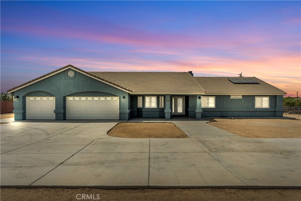 Beautiful Desert Home with PAID OFF SOLAR!
This spacious 2,413sqft home has an open floor plan with 4 bedrooms, 3 bathrooms that includes guest suite and indoor laundry area! Home has been recently updated throughout with new flooring, new carpet in bedrooms, and crystal white quarts countertops in kitchen and bathrooms and is completely move in ready!
Property sits on 0.61 Acre clean fenced in lot with nice patio area in the backyard low maintenance landscaping. "Tuff Shed" in backyard will be included as well!
Solar has been paid off and will be transferred to new owner, ready to go!