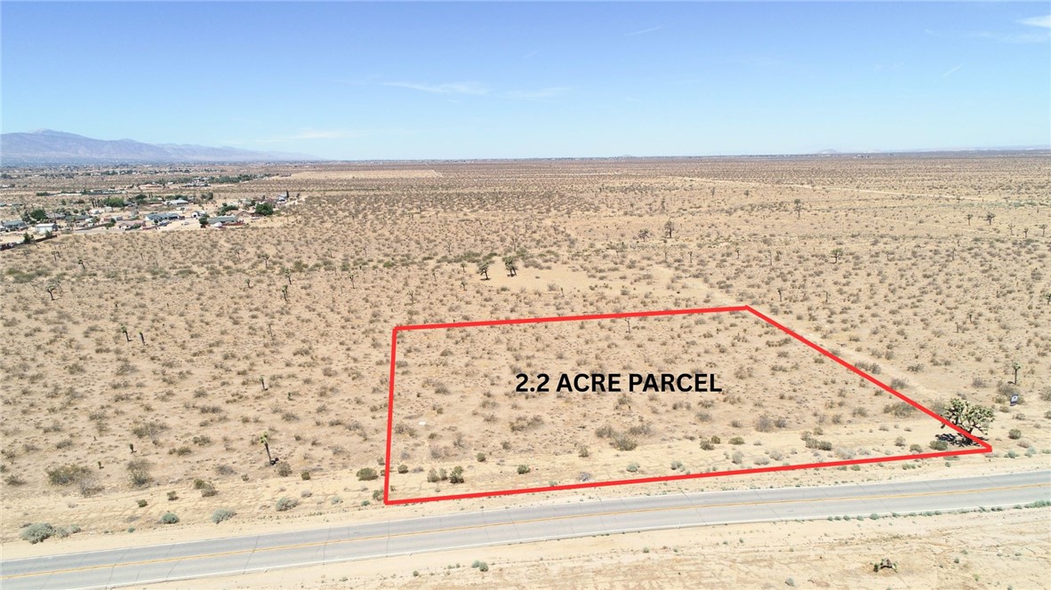 Very easy to find this lot, From Bear Valley Rd go 0.6 of a mile north on Paved Monte Vista Rd, you will be at the north east corner of the property, This approximately 2.2 Acres of land offers a savvy opportunity in the heart of Victorville with endless possibilities, ideal to build your custom home. Conveniently located on the corner of Nyack Rd and Monte Vista Rd, minutes from I-15 freeway, shopping centers, schools and already established neighborhoods. This is a great opportunity to buy and hold or build today. Active development is transforming the neighborhood with new homes just up the street. The High Desert is now the future home of the recently approved High Speed Train from Apple Valley to Las Vegas and to the south to Rancho Cucamonga. The project is expected to break ground in the Victor Valley soon and be completed in over the course of the next few years, this projected is expected to bring in jobs and boost the economy of the High Desert.