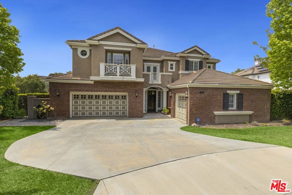 Welcome to your dream oasis in the heart of Camarillo, California. This stunning 5-bedroom, 4.5-bathroom estate awaits its fortunate new owner. A one-of-a-kind Spacious Estate in one of Solano Estates premier streets, this home is situated at the end of a Cul-De-Sac with over 1 acre of private grounds offering an idyllic environment perfect for privacy, entertaining and relaxation. As you step through the front door, prepare to be enamored by the sheer elegance and grandeur that this 4636 square foot residence exudes. Boasting high ceilings, double stacked crown moldings and an abundance of natural light, each room is a testament to luxury living at its finest. The heart of this home lies in its meticulously redone kitchen, adorned with pristine white Carrera marble countertops and high-end finishes that effortlessly blend style with functionality. Whether you're a culinary enthusiast or a casual cook, this kitchen is sure to inspire your inner chef.The sizable master suite has its own sitting area, two walk in closets and a spectacular bathroom as well as having incredible mountain views. The spacious living areas together with generously sized bedrooms where every detail has been thoughtfully curated for comfort and sophistication, this family home provides the perfect backdrop for creating lasting memories. Step outside into your own private paradise, where an enchanting waterfall plunge pool beckons you to unwind and escape the hustle and bustle of everyday life. Whether you're taking a refreshing dip on a warm summer day or simply basking in the tranquil ambiance, this pool is sure to become the centerpiece of your outdoor sanctuary. Imagine strolling through your own slice of paradise, plucking ripe fruits straight from the trees to enjoy with loved ones in your family orchard boasting a bounty of citrus and avocado trees. This is more than just a house it's a place where luxury meets serenity, where every detail has been carefully crafted to offer the ultimate in comfort and style. Don't miss your chance to call this extraordinary property home.