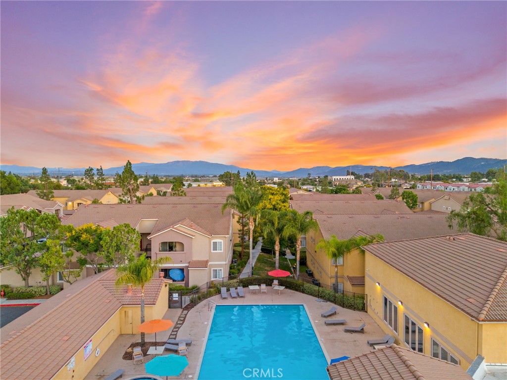 VA Assumable LOAN 5.75%. Welcome to your newly renovated condo in the highly desirable Madison Park community of Murrieta! This upstairs, 2-bedroom, 2-bath residence sprawls across 1,159 square feet and offers comfort, style, and convenience. Tucked away in a gated community complex, this home features an open living room–to–kitchen floor plan that’s ideal for entertaining and relaxing. Inside, you’ll find a spacious master suite with a walk-in closet, a second bedroom with its own full bath, an in-unit laundry room, a large enclosed patio, and a generous storage space unit. Amenities abound—sit back and enjoy the pool, spa, fitness center, clubhouse, and more. LOW HOA dues help keep things manageable. Location is a plus: easy access to both I-15 & I-215, proximity to shopping, dining, and everyday conveniences. Whether you’re a first-time buyer or investor, this home offers a rare combination of privacy (no upstairs neighbors), comfort, and lifestyle. Contact me today for a private viewing on this beautiful condo!