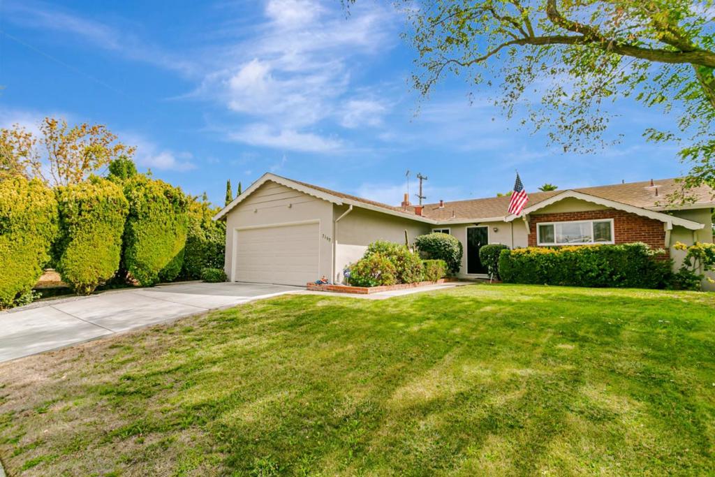 This charming single-story home offers 3 bedrooms and 2 bathrooms, perfectly situated on a quiet street in a highly sought-after neighborhood within an award-winning school district. Enjoy walking distance to Ruskin Elementary, Sierramont Middle School, and Piedmont Hills High School! The home features double-pane windows throughout and a well-designed layout filled with natural light. Upon entry, a spacious family room greets you to the left, featuring a cozy fireplace and a large glass door that opens to the backyardideal for seamless indoor-outdoor living. The kitchen and dining area include a sliding door leading to the side yard, making entertaining and outdoor access easy and convenient. The home also includes an attached 2-car side-by-side garage. The private backyard is filled with mature fruit trees, offering a serene outdoor retreat. With excellent schools, a quiet neighborhood, and great potential, this home is ready for its next owner to add their personal touch and make it truly perfect. Welcome to tour on weekend open house!