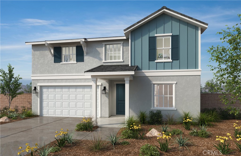 Beautiful Catania community two-story Open Floor Plan features: 5 Bedrooms and 3 Full bathrooms, and a loft. Kitchen includes Maple Shaker Recessed Cabinets with full back splash and Energy Efficient Whirlpool appliances, and kitchen island. Recessed LED light and upgraded flooring through the home. Solar purchase or lease the solar.
The community will have 2 parks that includes play areas, and more. Award Winning Schools are minutes away and shopping is conveniently located.
Photo is a rendering of the model. Buyer can either lease or purchase the solar.