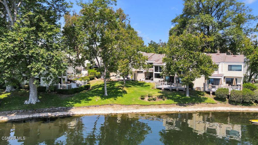 Lakefront unit Westlake Lake! Welcome to Westlake Bay this stunning lakefront 3-bedroom, 2.5-bath unit offers over 1,800 sq. ft. of beautifully updated living space with breathtaking lake views right from your home. Step inside to find an updated kitchen with stainless steel appliances, freshly painted interiors, and new flooring, Modernized bathrooms, Indoor laundry with washer and dryer included, central heat & air, slate and wood floors, Enjoy the convenience of a detached one-car garage and a covered carport. Community amenities include: Two newly refinished swimming pools and a spa, Clubhouse with kitchen, 90' TV, pool table, and a gym Access to the lake and private boat slips (subject to availability). HOA dues cover an impressive range of services: Water and trash pickup, exterior maintenance and repairs, landscaping and building insurance, 500 Mbps Spectrum internet, basic cable with DVR & cloud DVR. Located in a top-rated school district and just minutes from coffee shops, grocery stores, renowned restaurants, and scenic hiking/biking trails this home offers the perfect blend of luxury, comfort, and convenience. Live where every day feels like a vacation. Experience lakefront living at its finest in Westlake Bay!