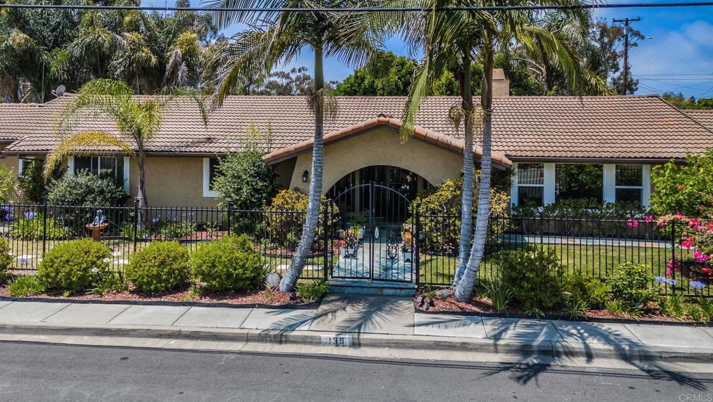 Live the North San Diego County coastal lifestyle in an ideal location just minutes from the beach in Oceanside, along with shopping & dining. This extensively updated single-story Loma Alta home features a great 3-bed, 2-bath floor plan with contemporary finishes throughout. The bathrooms & kitchen have been beautifully updated. The Chef's kitchen boasts quartz countertops, custom cabinetry, & SS appliances. The third bedroom includes a built-in Murphy bed for added versatility. A detached 1-bedroom, 1-bath ADU (approx. 500 sq ft) is perfect for multigenerational living, rental income, or guest accommodations. Outside, enjoy a fully equipped outdoor kitchen, fire pit, & BBQ area. A spacious stone patio anchors the backyard oasis & offers plenty of space to entertain. Additional features of the property include multiple storage rooms, mature landscaping, a rare 2 x 2 car garage, ample off-street parking with potential space for an RV or boat as well. Leased solar (11 panels) help keep energy costs low. Convenient to Downtown Oceanside, Carlsbad, San Clemente, & Camp Pendleton. No HOA or Mello-Roos. Don't miss this turnkey opportunity with income potential in one of Oceanside’s most sought-after beach-close neighborhoods!