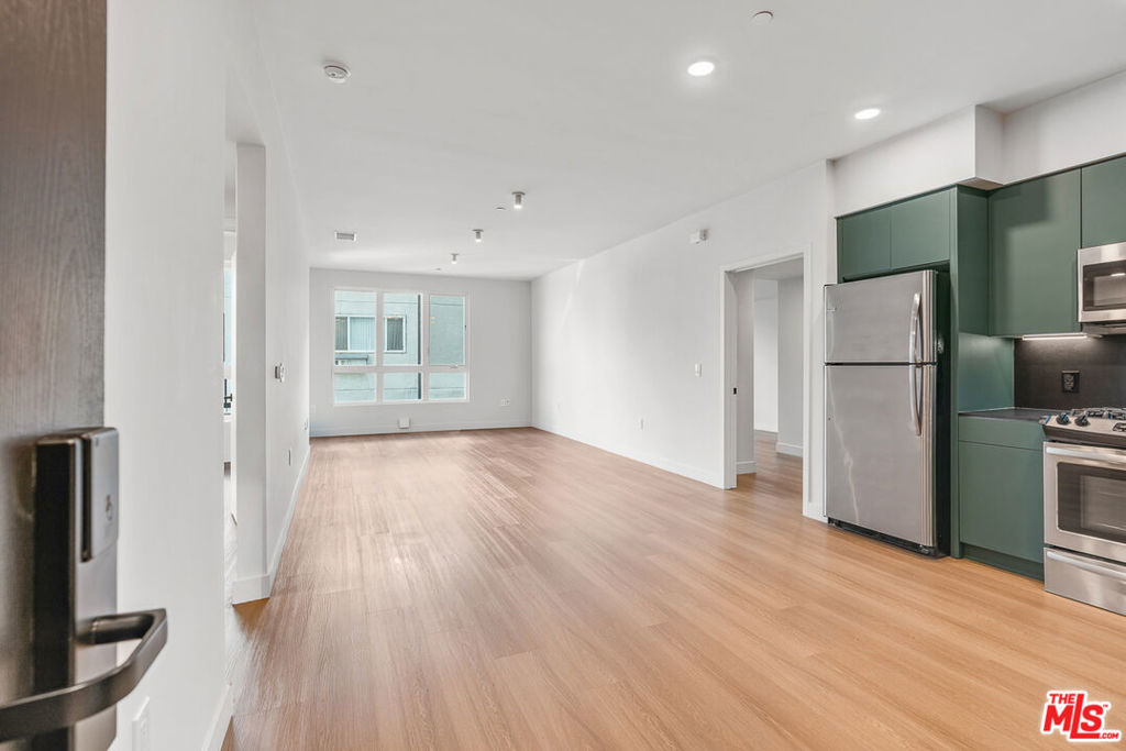 Welcome to Cobalt, located in the hear of Culver City! Adjacent to Sony Studios and just walking distance to the wonderful restaurants and shops that Downtown Culver City has to offer. This newly renovated 2x2 apartment is located on the 4th floor. This spacious layout has an open kitchen and living room concept, with large windows and access to a balcony. Bedrooms have built-in closet systems, ambient lighting and a ceiling fan. In-unit washer/dryer, custom window shades, stainless steel appliances and central AC/heat make for ease of living. Amenities include a resort-style pool, jacuzzi and BBQs located in a relaxing courtyard. A modern fitness center with indoor and outdoor workout space, a clubhouse lounge, and 2 rooftop decks. Parking is $150/month for a single space or $250/tandem. Residents cover all utilities and internet. Contact us today!