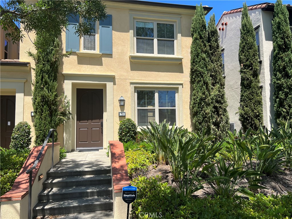Great Santa Barbara largest model. 3 bedrooms/3.5 baths plus a huge loft. Each bedroom has its own bath. Spacious living room with crown molding and a fireplace. Beautiful wood floor and designer-selected grey plush carpet throughout—gourmet kitchen with granite counters, center island, and stainless steel appliances (including refrigerator). The Romantic master suite features a Kohler tub and a large walk-in closet. A multiple-use loft can be a gym center or a study area. Other upgrades include: High-efficiency air conditioning, Water-efficient tankless water heater, fire sprinkler, and energy-efficient bathroom fixtures. Solar light in master bath. Convenient inside laundry room with a provided washer and dryer. Private patio - great for BBQ area. Prime location. Close to Woodbury elementary school, swimming pool, and town center.