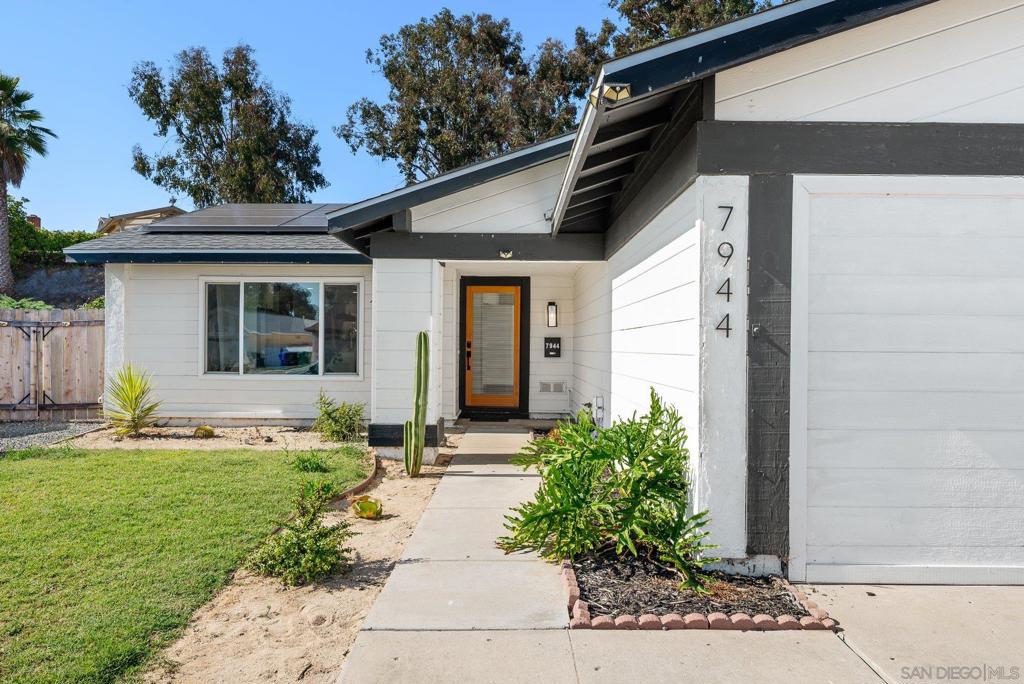 Don’t miss the chance to own this beautiful move-in ready home that combines luxury, functionality, and investment potential all in one. 4 bed/ 2 bath main house & attached ADU with its own entrance, full kitchen, bathroom laundry and mini split unit. Recently renovated with modern upgrades, open-concept, central AC and heating, natural light, high-end appliances, stylish finishes and design details througout. Enjoy lower energy bills with a fully TESLA solar system, EV charger. Situated in a central San Diego neighborhood, home offers both comfort and convenience with easy access to schools, UCSD, UTC, parks, shopping, and dining. Spacious lot of 8,052 sq/lt for RV, boat or addtional parking! NO HOA!
