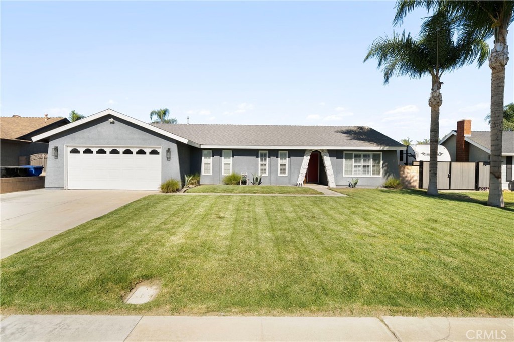Welcome to 2521 S Goldcrest Place, a beautifully maintained single-story home tucked away in a peaceful cul-de-sac in one of Ontario’s most sought-after neighborhoods. This spacious 4-bedroom, 2-bathroom residence offers 1,580 sq ft of inviting living space on an expansive 7,242 sq ft lot. Perfect for both relaxation and entertaining!
Step inside to find a warm and welcoming interior featuring a comfortable family room with a cozy fireplace, ideal for gatherings or quiet evenings at home. The thoughtfully designed floor plan flows seamlessly into a bright kitchen and dining area, offering plenty of space to cook, dine, and connect.
Retreat to the generously sized primary bedroom complete with its own en-suite bathroom and a private sliding glass door that opens directly to the backyard, perfect for morning coffee or quiet evenings under the stars.
The oversized backyard provides endless potential—whether you envision weekend barbecues, a lush garden retreat, or even space to add a pool or ADU. Enjoy the convenience of an attached 2-car garage and ample storage throughout. Ideally located just minutes from shopping, dining, parks, and major freeways, this home delivers a lifestyle of comfort, convenience, and value.
Homes like this don’t come around often, schedule your private tour today and fall in love with everything 2521 S Goldcrest Place has to offer.