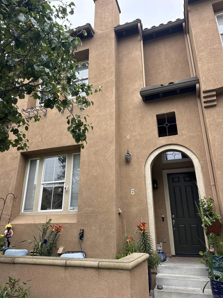 Coming Soon in Torrey Highlands! Welcome to this beautifully maintained townhome in the highly desirable Bellarado Community of Torrey Highlands, located within the award-winning Poway Unified School District—just minutes from top-rated Westview High School. This spacious 3-bedroom, 2.5-bath home features a bright, open layout with soaring ceilings, large windows, and abundant natural light. Recent updates include fresh interior paint and new luxury vinyl plank flooring throughout, with two upstairs bedrooms carpeted for added comfort. The inviting living room boasts a cozy gas fireplace, perfect for relaxing evenings. The kitchen is well-appointed with stainless steel appliances including a gas cooktop, new microwave, refrigerator, dishwasher, disposal, kitchen island, and ample cabinet space. The primary suite includes a walk-in closet with built-ins, dual sink vanity, separate soaking tub and shower, and updated fixtures. All bathrooms have been tastefully upgraded with newer vanities, mirrors, and Kohler toilets. Enjoy outdoor living with a large front patio—ideal for BBQs and entertaining friends—as well as a private balcony with a storage closet and newer water heater. The oversized 2-car garage features epoxy flooring and a Tesla battery charger, plus a separate laundry room with washer and dryer included. The Bellarado Community offers resort-style amenities including a clubhouse, sparkling pool, relaxing jacuzzi, walking trails, dog park, hiking and biking paths—perfect for an active lifestyle. All within walking distance to shops, parks, and schools, and just a 10-minute drive to the beach via the 56 freeway. Don't miss this opportunity to live in one of San Diego’s most sought-after communities!
