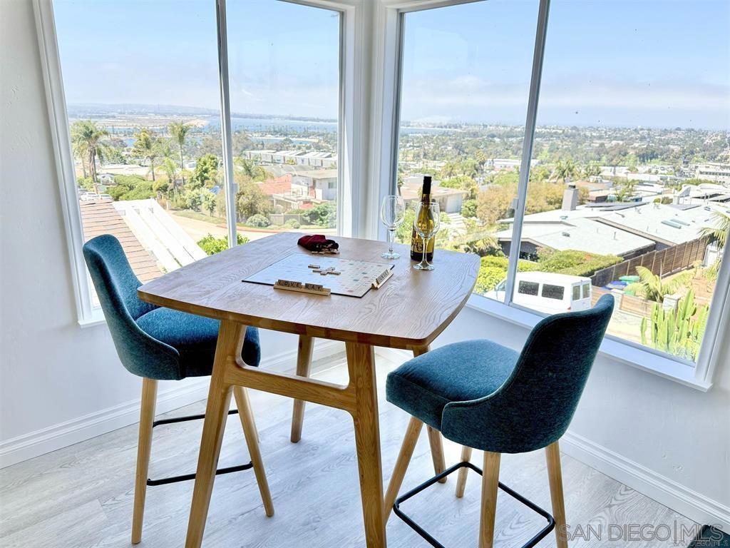 **PANORAMIC BAY & OCEAN VIEWS | NEWLY CONSTRUCTED DETACHED ADU | FULLY REMODELED MAIN RESIDENCE** Welcome to 3611 Moultrie Avenue, a beautifully remodeled home in the heart of Bay Park, San Diego, offering the perfect combination of luxury living and investment potential. The main residence features 2 bedrooms and 2 bathrooms across 1,326 sq. ft. with an open-concept design, sleek modern finishes, and an upper-level family room with a cozy fireplace that opens to a front deck boasting panoramic bay and ocean views, including nightly SeaWorld fireworks. Adding tremendous value, this property includes a brand-new, fully detached 1-bedroom, 1-bath ADU (429 sq. ft.), perfect for generating rental income, Airbnb hosting, multigenerational living, or private guest space. With dual frontage and no shared walls, both homes enjoy privacy and independence. The seller is highly motivated and is offering a free 1-year home warranty along with an attractive Buyer’s Agent Bonus. Less than a mile from Mission Bay and Pacific Beach, this move-in-ready home provides easy access to top-rated schools, dining, shopping, and endless recreation. Whether you’re looking for your dream residence or a lucrative investment opportunity, this Bay Park gem delivers unmatched lifestyle and value. Easy to show, fast response to offers — bring yours today!