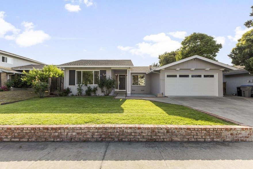 Nestled in the highly desirable Starbird Neighborhood of West San Jose, this beautifully reimagined 4-bedroom, 2-bathroom single-story home offers a harmonious blend of refined design and modern comfort. Located on a quiet, tree-lined street, the home welcomes you with abundant natural light streaming through expansive dual-pane windows, highlighting the open-concept floor plan and creating an airy ambiance. Mindfully designed with Feng Shui principles, the layout promotes clarity, and a graceful flow of energy. A major renovation transformed the heart of the home into a chefs kitchen with custom cabinetry, quartz countertops, designer tile-work, and recessed lighting. Elegant finishes include engineered oak hardwood floors, two stylish bathrooms, crown molding, custom millwork, and curated fixtures. The spacious living and dining areas open effortlessly to the landscaped backyard, creating a natural extension of the homes living space, a tranquil retreat from the bustle of Silicon Valley. This residence is ideally located near the best of the region- Mitsuwa Marketplace, Santana Row, Westfield Valley Fair, Downtown Campbell, and major commute corridors. It is also minutes from renowned private schools such as Harker, Challenger, and Archbishop Mitty, and major tech campuses.