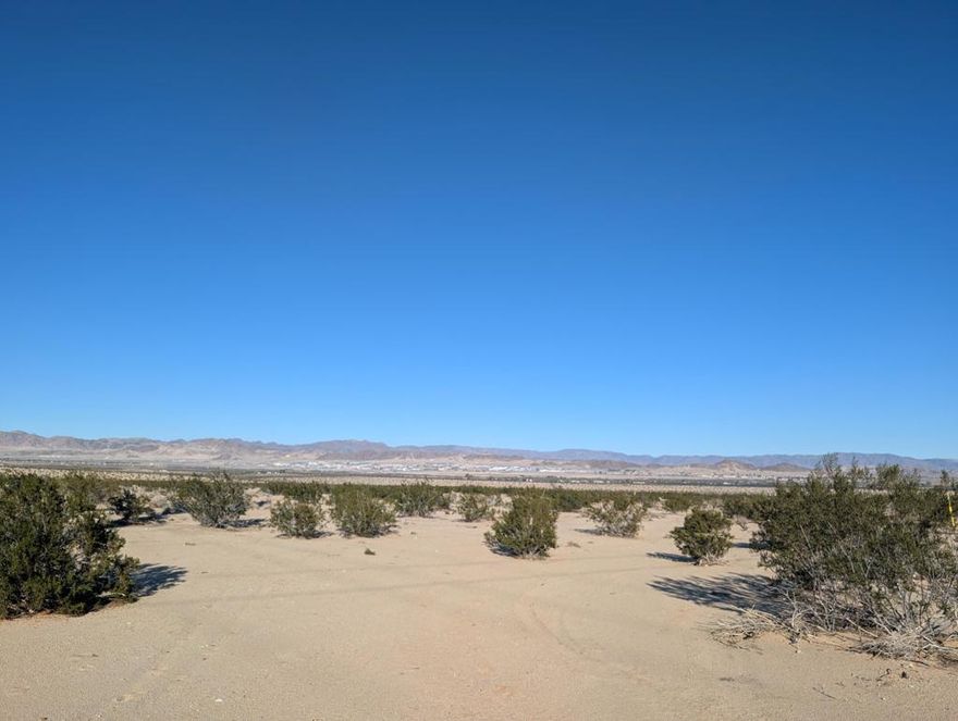 59.4 acres of beautiful desert land for your own personal resort or quiet getaway. Power and water in street. Paved road to property and close enough to local restaurants and shopping yet rural enough for exquisite sunsets and views. This includes a 10 acre parcel and a 49.4 acre parcel. Great opportunity for a builder as well as desert dwellers. This one won't last forever!