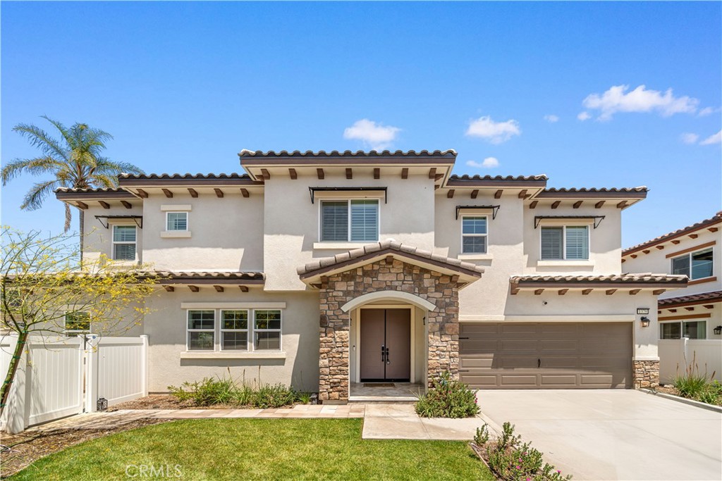 Don’t miss out the rare opportunity to own this beautiful home. Located in the highly sought after location in Walnut with the Award-Winning School District. Featuring 3 bedrooms and 2.5 bathrooms. Entering the double door, you will see a completely open concept living space containing the family room, dining area, and a gourmet kitchen with island. Upgraded cabinetry, countertop, kitchen appliances, and luxury vinyl flooring. Upgraded window shutters and roller shades are throughout the home. This is a north/south oriented home. Large windows are designed to bring in more natural light to the upscale interior space. Above the living space, there is a huge master bedroom and a super large walk-in closet with built-in cabinetry and drawers. The master bathroom features dual sinks, a large shower with glass enclosure, and a bathtub. There are two more bedrooms and one hallway bathroom are just in the perfect size for the family members on the same floor. The community has a BBQ area and ample parking spaces for visitors. The backyard is beautifully landscaped. Literally, it’s walking distance to the highly rated Mt.Sac College, grocery shops, and restaurants. It’s less than 10 mins drive to Cal Poly Pomona. Close to 57/60 freeways. This home offers the most convenient location and comfortable living experience in the city. Newer development, low property tax, low HOA dues covering water and trash, great school district. You can’t afford to lose it. Come on over and see it today!