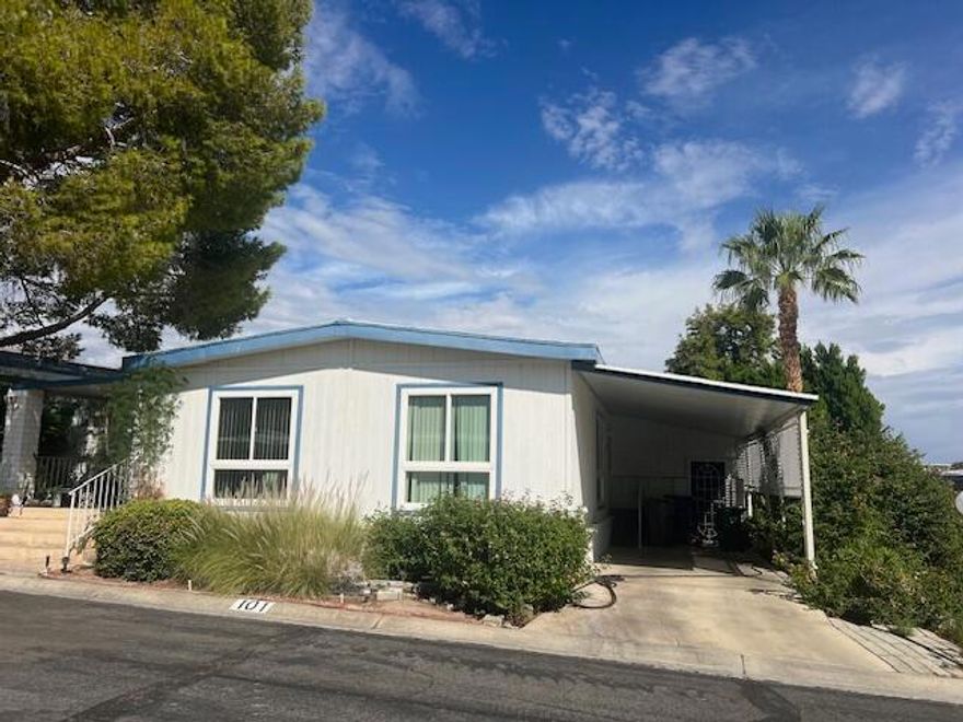 Location Location Location!!!!!This property is an extended triple wide consisting of 1620 Square Ft on an extra large lot which features a beautiful built in Spa and an outdoor Kitchen with built-in Barbecue and gas fired stove  in the Sun room. also 2 beds 2 baths and an office that can be used  as a 3rd bedroom with walk in closet and also included is an extra large closed in storage room. the home itself needs updating however it will be worth the time and effort to do so.Please hurry and make offer we do not expect this to be on the market very long Call Marilyn Schwartz for a showing asap