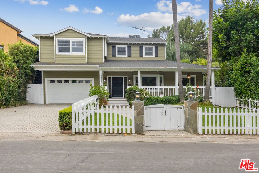 Located just steps from Harvard-Westlake's Upper School and the shops and restaurants at Sportsmen's Landing, this remodeled Cape Cod-style home blends charm, privacy, and modern comfort. Behind gates, you'll find a beautifully designed residence featuring hardwood floors, brand new bedroom carpeting, and a chef's kitchen with Sub-Zero refrigerator, Wolf range, abundant natural light, and generous space for entertaining. The kitchen opens to a stunning outdoor living room, BBQ area, and sparkling pool  perfect for indoor-outdoor living. The inviting front porch is ideal for unwinding with a glass of iced tea, while the fenced front yard is great for pets. Enjoy walkable access to Fryman Canyon, Erewhon, Sugarfish, Equinox, The Six, and more...Bring your buyers that want turnkey living without the commitment of purchasing. FURNISHED OR UNFURNISHED. Close to Campbell Hall, Lawrence, Bridges, Notre Dame, Buckley, Oakwood, Wesley, and of course Dixie Canyon and Louis Armstrong.