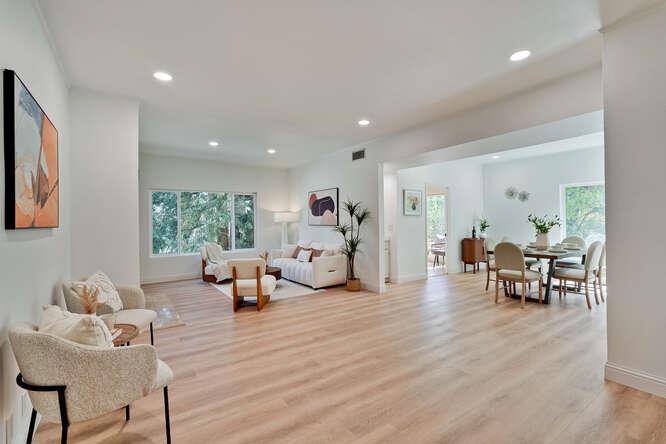 Dont Miss This Opportunity Location, Location, Location! Welcome to this beautifully spacious condo in highly sought-after San Mateo Park. Perfectly situated with quiet, private greenbelt views, this home is in one of the best locations within the community. Step inside to a large living room featuring a cozy fireplace, bar area, and separate dining space ideal for entertaining. The expansive primary suite offers a spa-like bathroom and walk-in closet. Additional highlights include an in-unit laundry room with full-size side-by-side washer and dryer. This boutique building of just 36 residences provides exceptional amenities: a private swimming pool and jacuzzi, recreation room with showers, plus a game room with lounge and billiard table. Enjoy the convenience of one deeded parking space in the gated garage, with the option to rent a second space. All this, just moments from downtown Burlingame, downtown San Mateo, and major commute routes. Stroll along the beautiful walking paths of San Mateo Park and experience the charm of the neighborhood. A rare opportunity you wont want to miss. Welcome Home!
