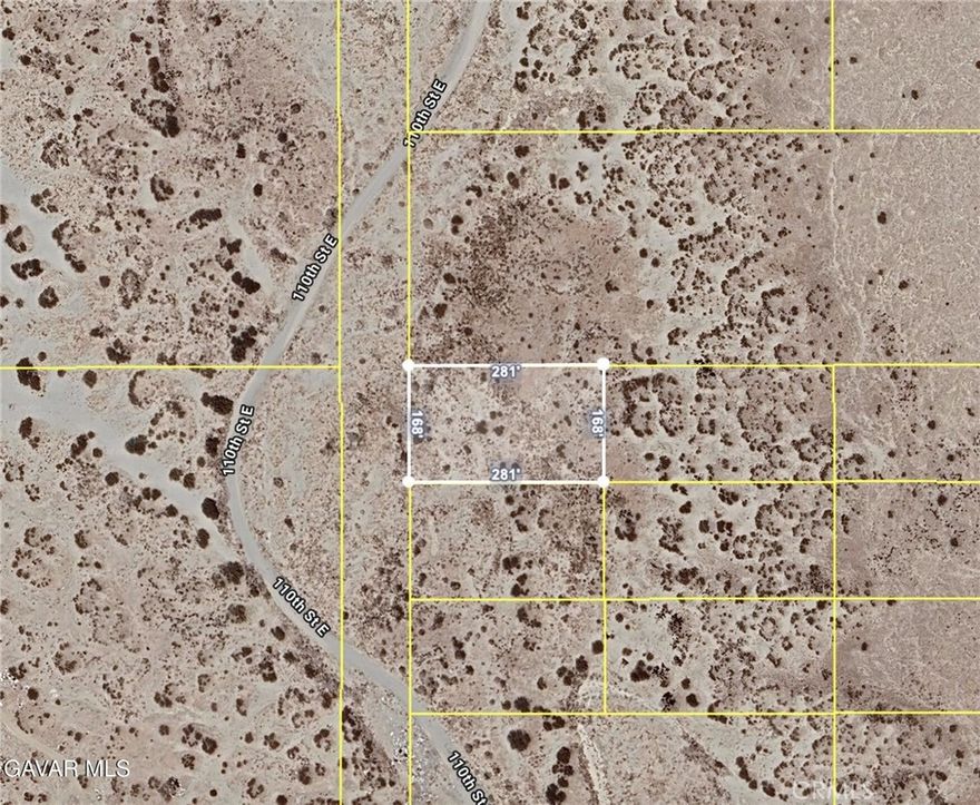 Nice and affordable land parcel in Palmdale! This parcel is over an acre and has street frontage on 110th St E. This parcel is nearby paved Ave O and it is close to the developed areas of East Palmdale and Littlerock, which makes this a desirable location. This property is within the City of Palmdale boundaries, and the zoning for this parcel is light industrial, so there are many different possibilities such as parking trucks. Additionally, it is a good parcel for someone looking to install a motor home. For a low price, you can purchase a land parcel in the popular Palmdale area of LA county.