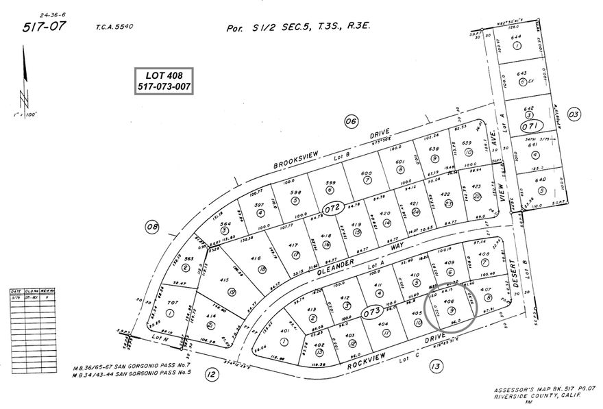 Lot in Whitewater for sale. Higher elevation offers breathtaking views of San Jacinto mountain. Quiet area with a lot of opportunity for you to own land and bring your RV, mobile home or build your dream home. Fantastic location close to Cabazon stores, restaurants, outlets and Desert Hot Springs. Lot is level. Water and electricity are available to many lots. Buyer to verify availability of all utilities for this property. This lot offer the opportunity to develop the property to meet your needs. Multiple lots available.