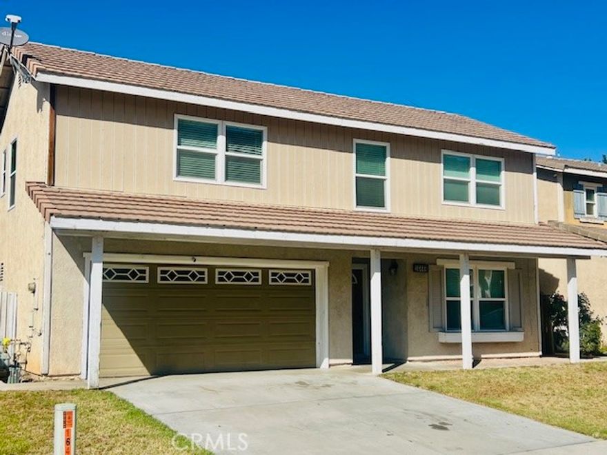 Welcome to your next home in the highly desirable Southridge Village neighborhood of Fontana! This beautifully maintained two-story residence that offers comfortable living with thoughtful design and space for everyone.

4 spacious bedrooms and 3 full bathrooms — perfect for families or those needing a home office or guest room. Approximately 1,660 sq ft of interior living space. With Two-car attached garage and driveway parking. Bright and airy vaulted ceilings (assumed) upstairs with large windows and upstairs bedrooms for privacy. Master suite with ensuite bath; additional full baths serve the remaining bedrooms. Generous living room and dining area for entertaining, plus a designated space for casual family time. Functional kitchen with ample cabinet space, breakfast seating nook, and direct access to the backyard. Private backyard ideal for summer barbecues, relaxing evenings or a play area for kids/pets. Conveniently located in a mature and well-maintained neighborhood with easy access to shopping, dining, schools, and major freeways for commuting.