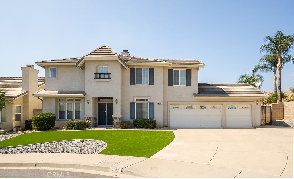 Welcome to this expansive and elegant home ideally located in the desirable Centerstone at The Landings neighborhood of Fontana. Built in 2003, the home offers 3,277 sq ft of comfortable living space on a 10,700+ sq ft lot, providing a rare blend of size, style, and outdoor potential.
Step into a soaring two-story foyer and discover an open, flowing floor plan perfect for family living and entertaining. The main floor features an in law quarters which is perfect for guests or multi generational living. Dining room, with room for formal gatherings and an office (title recognizes as 5th room). A generously sized kitchen is sure to inspire your culinary creativity. Central heating & air conditioning, Fireplace for cozy evenings around the hearth Upstairs, a spacious primary suite coexists with 2 additional bedrooms with an expansion loft—ideal for guests, or recreation. This home sits on a large lot of over 10,700 sq ft, offering expansive yard space with inground pool and spa for entertaining, or even your dream outdoor retreat. Enjoy your large covered patio and add your own built in BBQ! With room to roam, this property gives both privacy and possibilities. Great sized 3-car attached garage, oversized driveway and RV parking with still additional space to park your toys. A cul-de-sac setting perfect for evenings outside play with minimal through traffic. Excellent local schools nearby: Cecilia Lucero Solorio Elementary, Heritage Intermediate, and Etiwanda High. Set in a serene, from family, to single living to retirees all encompassing this community, this home places you within easy reach of shopping, dining, parks, and commuter routes. The Centerstone at The Landings area combines suburban convenience with access to all that Fontana offers. Don’t miss this chance to own a grand, move-in ready residence with room to customize and grow.