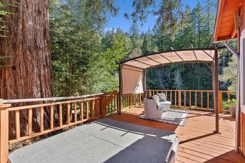 Tiny photo for 194 Lazywoods Road, Felton, CA 95018 (MLS # ML82035151)