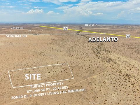 Photo of 0 Desert Flower Road, Adelanto, CA 92301 (MLS # HD22229174)