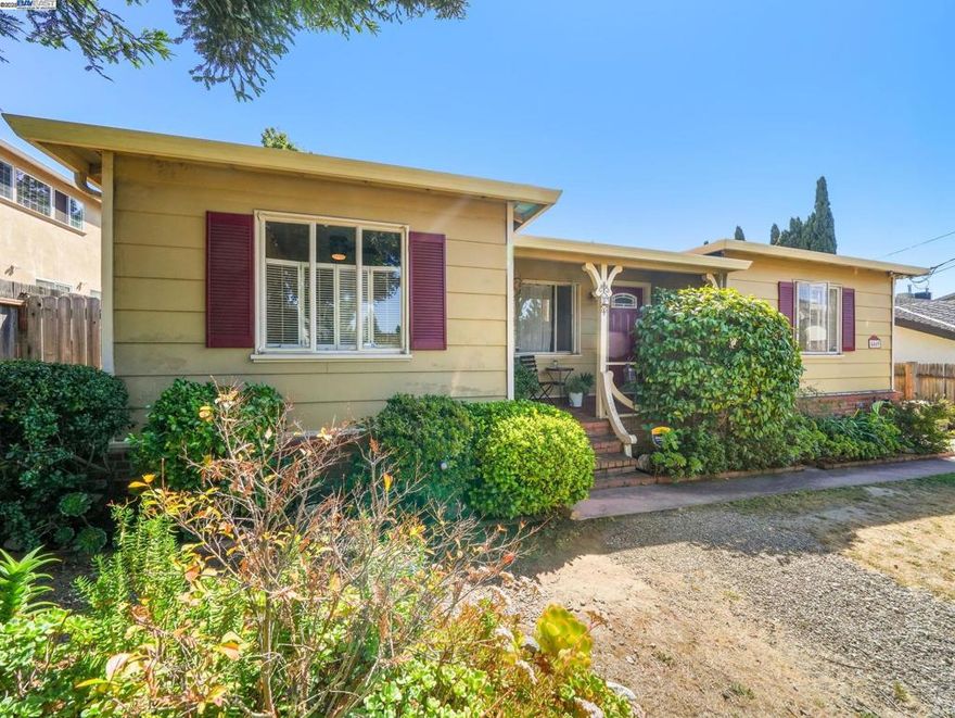 Charming 1940’s Traditional Home 3 Bed, 2 Bath with Bonus Space and Private Yard Welcome to this light-filled single-level home brimming with character! Featuring original hardwood floors, a versatile bonus converted garage, and a sunny kitchen overlooking the garden, this home offers a warm and inviting space ready for your vision.  Tired of cookie-cutter white and gray remodels? This one is a blank canvas-move in and add your own personal touches, or transform it into your next investment/flip.  Enjoy the private backyard-ideal for morning coffee, weekend BBQ’s, or entertaining under the stars.  Perfectly located near top-rated schools, Lake Chabot, shopping, restaurants, parks, and the Castro Valley Marketplace.  Easy access to BART makes commuting a breeze.  Sold As-Is-it’s a fantastic opportunity to build equity in Castro Valley!