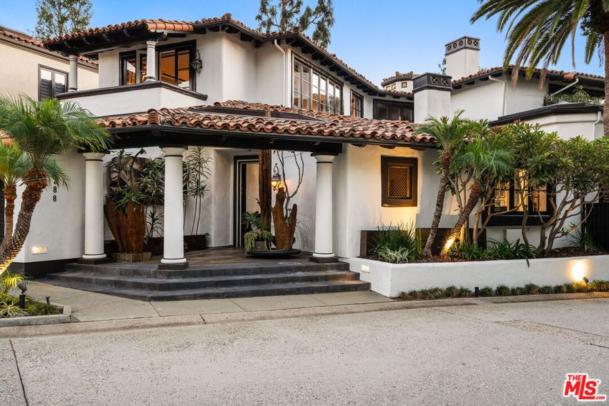 One of only two custom residences in the prestigious Century Woods community not built by the original developer, this remarkable estate offers a truly unique opportunity. Designed as an authentic villa, it spans 5,046 square feet and features 3 spacious primary bedrooms and 3.5 beautifully appointed bathrooms. The thoughtful floor plan combines openness with livable intimacy, creating spaces that are both elegant and inviting.Every detail of the home has been carefully crafted. A harmonious palette of limestone, granite, and rich hardwoods sets the tone, complemented by skylights, soaring ceilings, and meticulous cabinetry that highlight exceptional craftsmanship. The result is a muted yet refined sophisticationtimeless finishes that speak to quality while allowing natural textures and tones to take center stage.Sunlight pours in through expansive windows and skylights, filling the interiors with warmth and vitality. The seamless integration of light, air, and landscape blurs the line between indoors and outdoors, reinforcing the villa's Mediterranean style. Distinct architectural touches and elegant proportions lend a sense of grandeur, while the careful use of materials ensures comfort and livability throughout.More than a residence, this home is a masterful blend of authenticity and elegance offering the charm of a European villa, the grace of fine craftsmanship, and the rare distinction of being a custom-built estate within one of Los Angeles' most exclusive communities.
