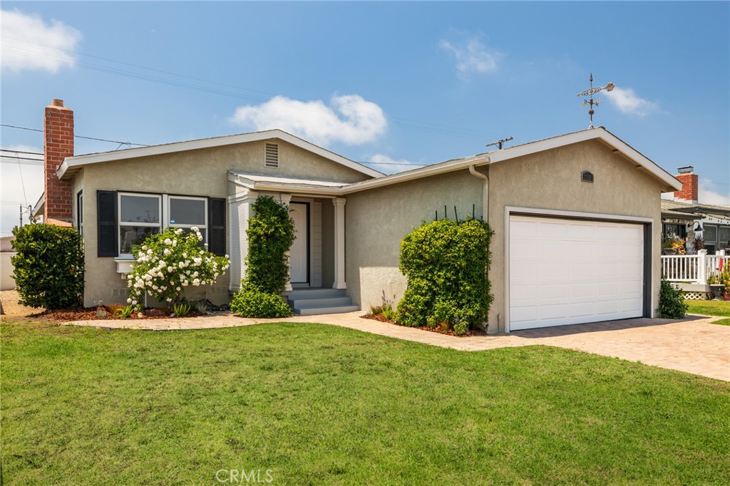 Welcome to this light and bright 3-bedroom, 1-bath single-story home nestled in the highly desirable Seaside neighborhood of South Torrance. Situated on a generous 5,180 sq ft lot, this 1,080 sq ft home features a two-car garage and a beautifully maintained yard with lush landscaping, a paved patio, and multiple areas to relax and unwind.
Recent upgrades include fresh interior paint, new dishwasher, updated landscaping, a newer front door, stylish vinyl flooring, dual-paned windows, and modern hardware throughout. Enjoy the coastal lifestyle with Torrance Beach and the vibrant shops and restaurants of Riviera Village just two miles away.
Located within walking distance to award-winning elementary, middle, and high schools, as well as Seaside Heroes Park, this home offers both comfort and convenience in one of the South Bay’s most coveted neighborhoods. Experience the best of South Torrance living in this inviting Seaside gem!