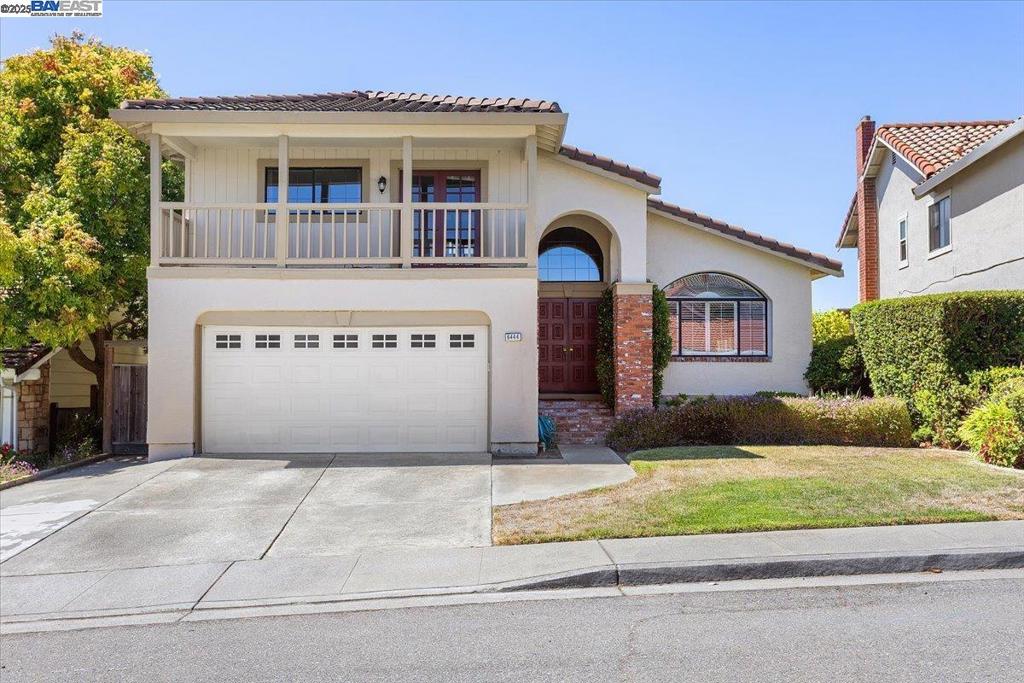 Welcome to this well appointed 4-bedroom, 3-bath single-family home in prestigious Palomares Hills community. Featuring a full bedroom and full bath on the main level, this layout offers ideal flexibility for guests or multigenerational living. The kitchen boasts stone countertops and newer stainless steel appliances, while the inviting living spaces include beautiful oak hardwood floors downstairs. Enjoy breathtaking canyon views from your private backyard or relax on the balcony just off the spacious primary suite. Additional features include central heat and A/C, dual pane windows, and an attached 2-car garage. Residents of Palomares Hills enjoy resort-style amenities, including a clubhouse, Olympic-sized swimming pool, tennis, basketball and pickleball courts, scenic walking trails, a park, and private security patrol. Located in the award-winning Castro Valley School District with close proximity to shopping, dining, and freeway access, this home offers comfort, style, and an unbeatable location.