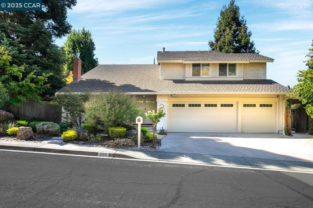 Welcome home to this beautiful home situated on a cul-de-sac in desirable Rudgear Meadows. Carefully maintained and thoughtfully updated, this home is move-in ready and perfect whether you’re relaxing after a long day or entertaining a crowd. Maple hardwood floors flow seamlessly through the entry, formal living and dining rooms, and into the kitchen/family room. The remodeled kitchen features large picture windows overlooking the backyard, a Viking 6-burner gas range, custom Maple cabinetry with soft close doors and pull-out shelves, 2 sinks, double ovens, and granite countertops. The kitchen opens to the family room and includes a custom built-in media center and sliding glass doors that open to the private backyard oasis. Quiet and serene, the lovely outdoor space features a pergola, a redwood deck, a built-in gas grill, drought-tolerant landscaping, citrus trees, a waterfall feature, and a spacious flagstone patio.