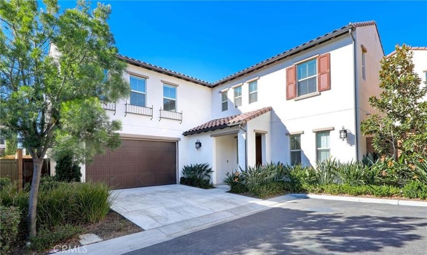 This highly upgraded detached condo located in the popular Portola Springs featuring 4 bedrooms and 4 baths situated on a corner lot and private street only 2 other homes on the street. The interior is no exception with the elegantly upgraded gourmet kitchen with quartz counter tops, designer custom

back splash, and stainless appliances and features hardwood flooring.  Downstairs feature an open floor plan concept with great room/dining/kitchen along with one bedroom and bath.  Upstairs feature two spacious en-suite bedrooms and a very bright and spacious master bedroom suite is accentuated with a thoughtfully customized master bathroom, large soaking tub enclave, upgraded back splash.  Portola Springs has many parks, pools, sports parks, playgrounds and many amenities abound.
