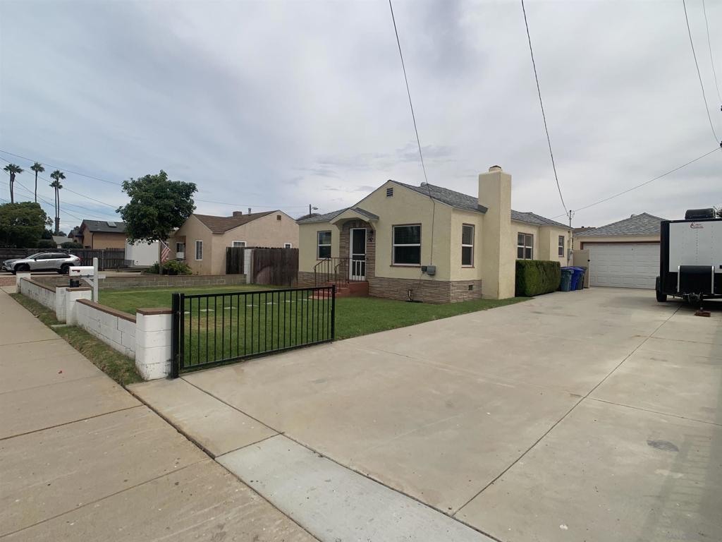 Amazing value in this 2Br home and additional 1Br/1Ba Granny flat on a 7400 sq. ft. lot. Located a few short blocks from the Ocean/Beach. Property recently had new roofing and complete re-stucco. Interior has newer luxury vinyl plank flooring, remodeled bathroom and fresh paint. Large master bedroom and good size 2nd bedroom. Fireplace in living room. Open floorplan includes spacious living room and dining room. Lush grass front yard is served by auto irrigation. Gated long concrete driveway to 2 car garage. Parking galore could accommodate RV as well. Will not last long.