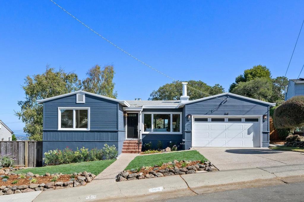 Welcome to 308 Midvale Avenue - a fantastic new offering in one of San Mateo's most sought after locations! Beautifully upgraded and polished into absolute move in condition, the Midvale home will not leave you wanting! New front landscaping greets you upon arrival and acts as the perfect ambassador to the lovely interior. Refinished hardwood flooring, fresh interior paint, sun-filled windows and pleasing views greet you upon arrival and offer a fantastic first impression... The kitchen / family room areas are in a word - incredible... Trendy colors, tons of cabinet space, sleek Calcutta-Quartz counters, a spacious center island work station, new stainless appliances, wonderful living space and fantastic views make this a natural gathering area. For outdoor entertaining, large glass sliding doors seamlessly segue to an oversized walk-out deck overlooking an incredible, private rear play-yard. Highlighted by lovely views towards the Bay, the rear yard offers something for everyone! Other highlights include two artistically remodeled bathrooms (featuring lighted mirrors, trendy new tile and new fixtures), spacious bedrooms, dual pane windows and more... Situated close to nearly every imaginable convenience, the Midvale location is nearly impossible to beat!