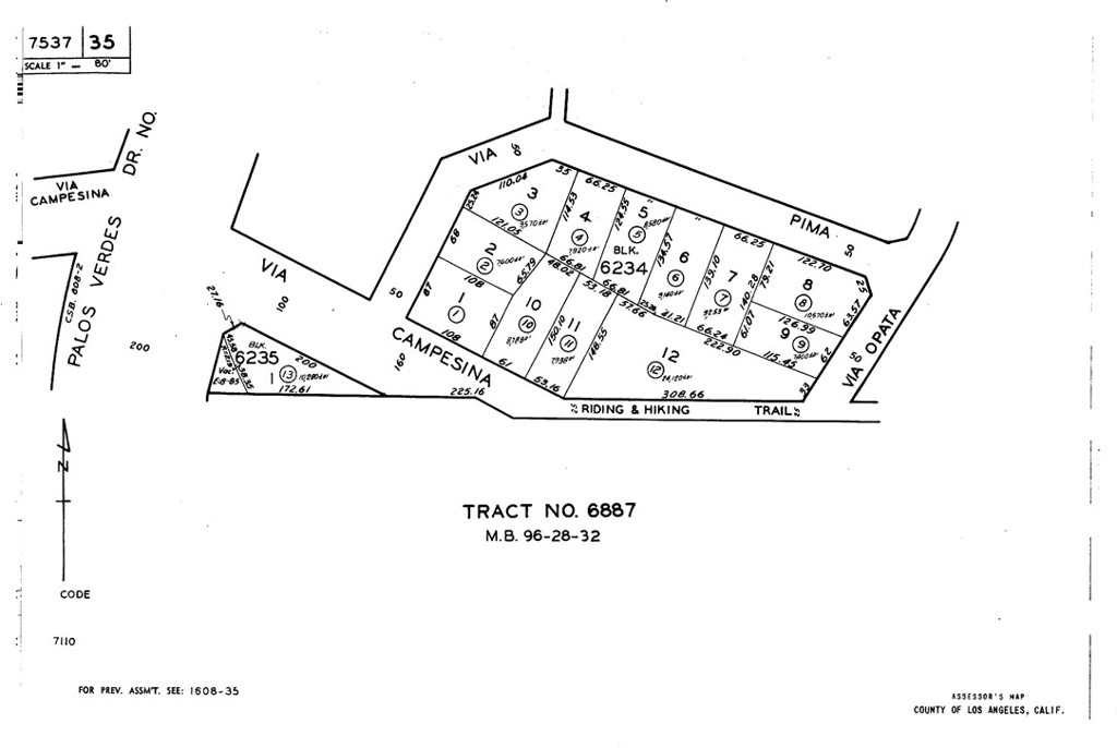 This property is being sold for land value. One of the largest and most secluded parcels of land in the Valmonte neighborhood. The existing structure is not currently habitable, and would need a complete renovation. Located adjacent to the PV Horse Stables and riding trails.
