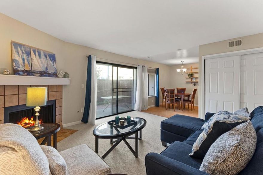 Welcome to 6366 Joaquin Murieta Ave, Unit K in Newark Village! This lower-level condo offers 2 bedrooms, 1 bathroom, and 905 sqft of comfortable living space.  The inviting floor plan includes a spacious living room with a cozy fireplace and sliding doors that open to a private patio. In-unit laundry provides everyday convenience, and the kitchen offers plenty of cabinet space for storage.  The community features multiple pools, a spa, tennis courts, fitness center, and clubhouse. HOA dues include water, sewer, and garbage.  Located in a prime Newark spot, youll have easy access to I-880, shopping centers, Newpark Mall, Costco, Pacific Commons, and a wide variety of restaurants. Only 5 miles from Don Edwards San Francisco Bay National Wildlife Refuge which is located just before Dumbarton Bridge. amazing place for birding and a plethora of outdoor activities.