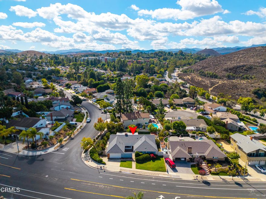 Welcome to 310 W. Avenida de las Flores, a charming 5-bedroom, 3.5-bath home nestled on a spacious 9,583 SF corner lot in the heart of Thousand Oaks. Offering nearly 2,500 SF of comfortable living space, this property is ideal for families, multi-generational living, or even potential business use like assisted living. Looking for a home with ADU potential? The bedroom and bath that sit facing Siesta Ave may lend itself well for JADU or ADU (verify with City building dept).Enjoy peace of mind with a recently installed Generac generator, perfect for ensuring you have electricity despite California's rolling blackouts. It is conveniently located near the 101 Freeway, Cal Lutheran University, Los Robles Hospital, The Oaks Mall, and top-rated schools including Aspen Elementary, Redwood Middle School, and Thousand Oaks High School. Bring your paintbrush and imagination to restore this home to its former glory. Home is mainly in original condition but lovingly maintained and cared for. Explore nearby Wildwood Regional Park and all the best of Thousand Oaks living. Don't miss this rare opportunity--schedule your tour today! You must see this property to truly appreciate its potential.