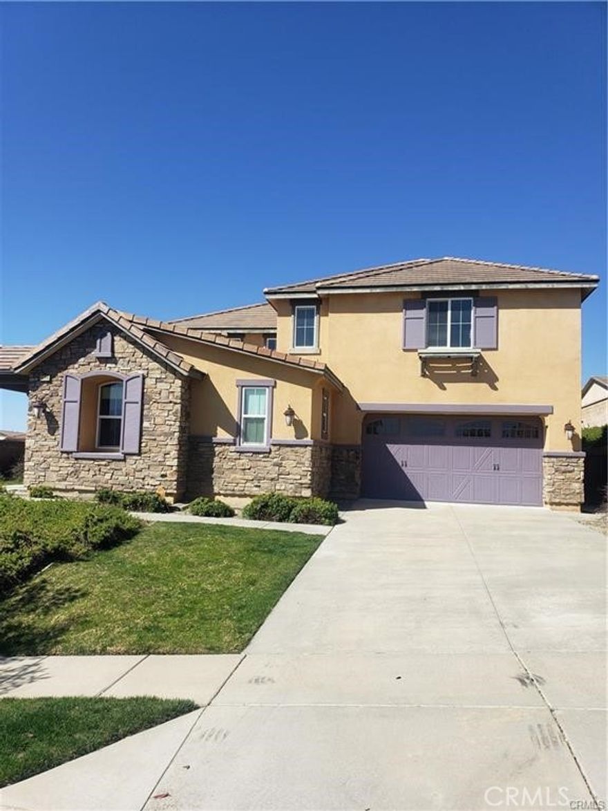 Beautiful 5-Bedroom Home in the Prestigious Rancho Etiwanda Estates Gated Community



Welcome to this stunning 5-bedroom, 3.5-bathroom home located in the highly sought-after gated community of Rancho Etiwanda Estates. Situated within an award-winning school district, this residence offers the perfect blend of comfort, convenience, and elegance.



The home features a desirable downstairs bedroom, ideal for multi-generational living or added privacy. Upstairs, you’ll find an additional master bedroom, three secondary bedrooms, and a full hallway bathroom.



Enjoy cooking and entertaining in the spacious, upgraded kitchen complete with granite countertops, a center island, and ample cabinet space. The open-concept layout flows seamlessly from the kitchen into the family room, which features a cozy fireplace. A separate formal dining room provides additional space for gatherings and special occasions.



Beautiful engineered wood flooring runs throughout the downstairs living areas, while plush carpeting adds comfort to all bedrooms and the upstairs hallway. Step outside into the expansive backyard — perfect for entertaining — with scenic mountain views and plenty of room to relax or play.



Located in a quiet and secure neighborhood, this home is just minutes from top-rated schools, Day Creek Park, the Etiwanda Trail, shopping, and major freeways.